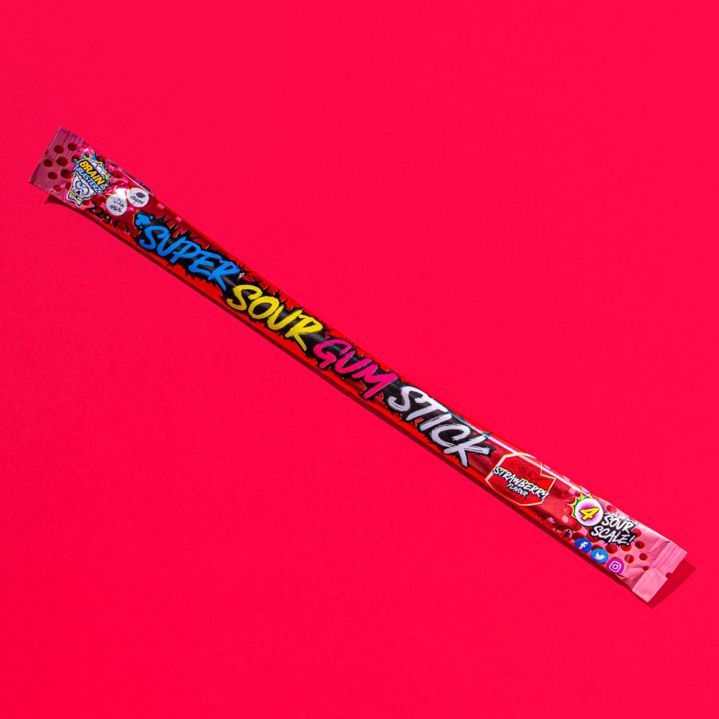Brain Blasterz Super Sour Gum Stick - 22g