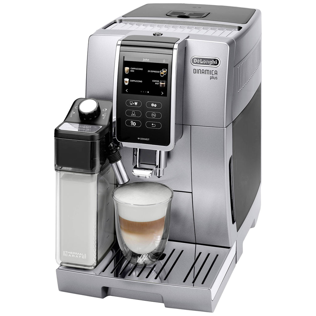 DeLonghi Dinamica Plus ECAM 370.95.S Automatic Coffee machine, Silver