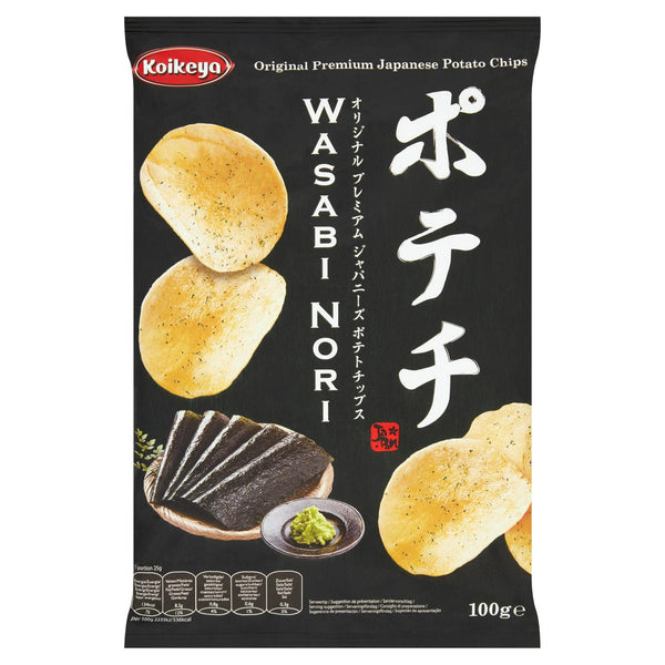 Koikeya Potato Crisp Wasabi Nori - 100g