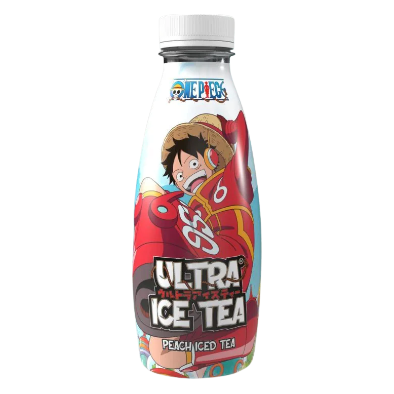 Ultra Ice Tea One Piece Luffy Egghead: Peach Flavor - 500ml