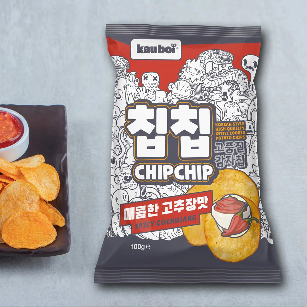 Kauboi Chip Chip Spicy Gochujang Flavour - 100g