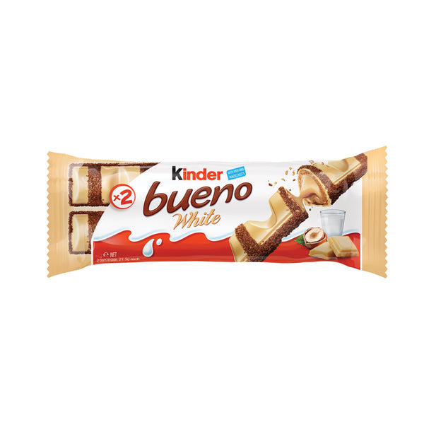 Kinder Bueno White Chocolate Bars - 43g