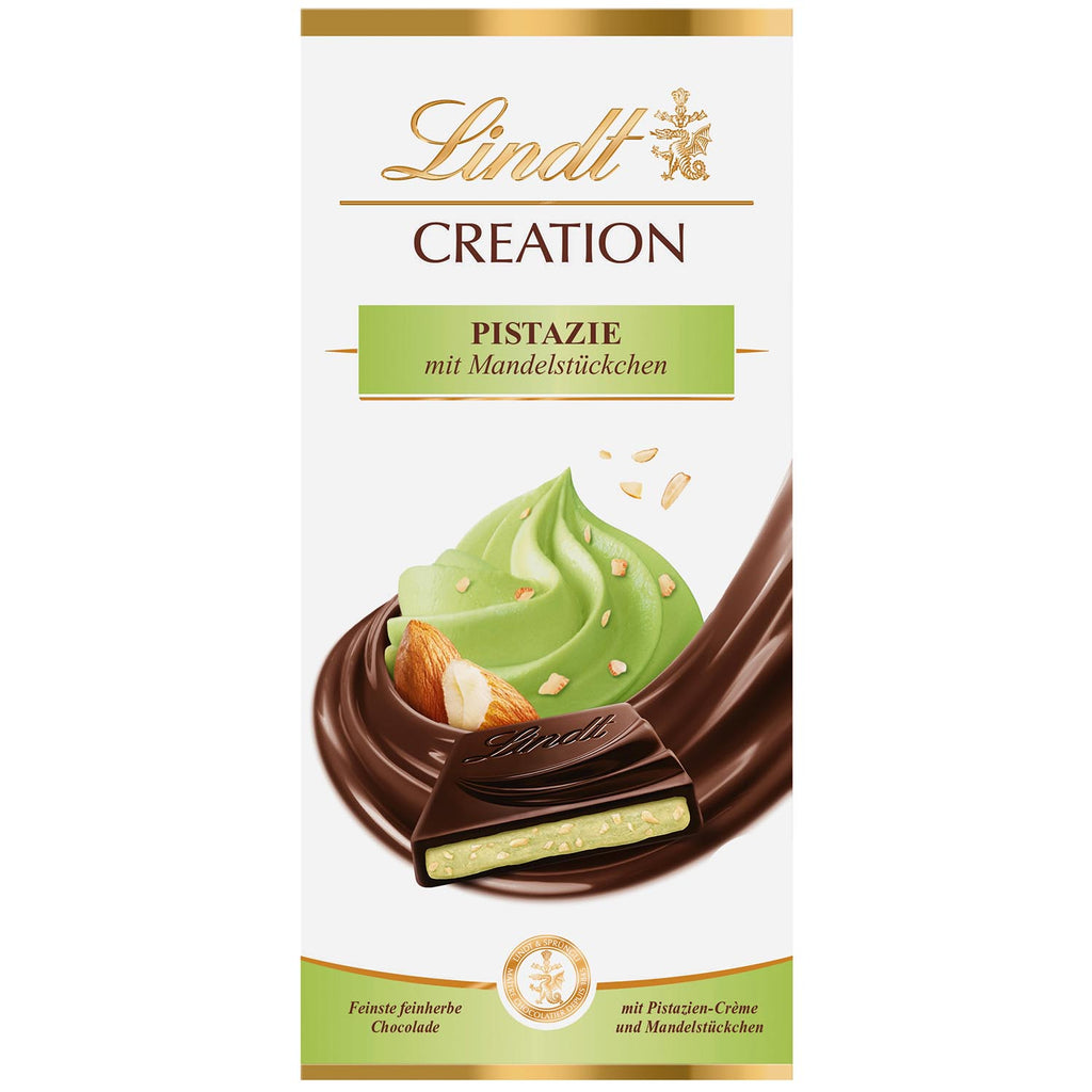 Lindt Creation Pistachio Delight Dark Bar Chocolate -150g