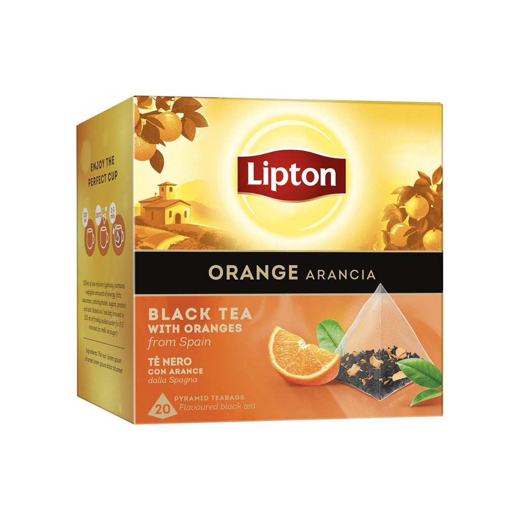 Lipton Tea Black 20 Caps Orange - Teabags (20)