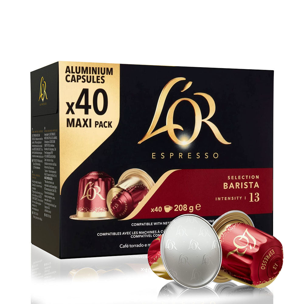 L'OR  Barista Selection- Nespresso Compatible (40 Capsule Pack)