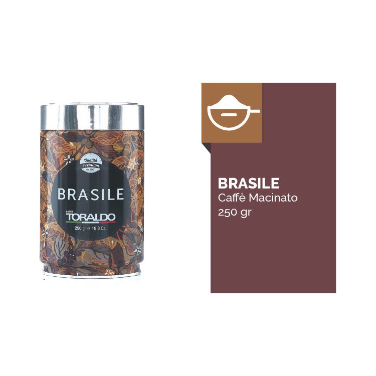 Caffè Toraldo Brasile - Caffe' Macinato 250g