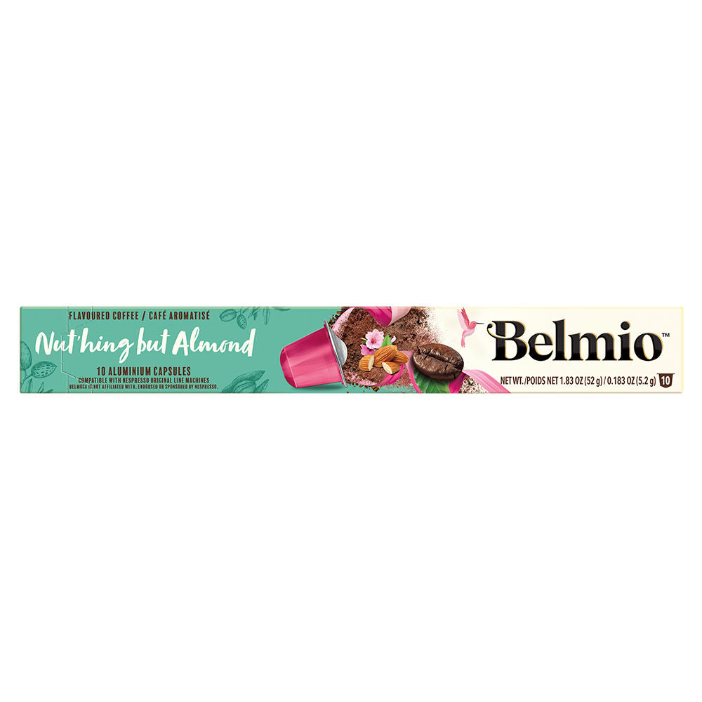 Belmio Almond Flavoured Espresso - Nespresso Compatible - 10 Capsule Pack