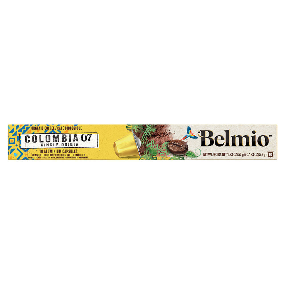 Belmio Single Origin Colombia - Nespresso Compatible - 10 Capsule Pack