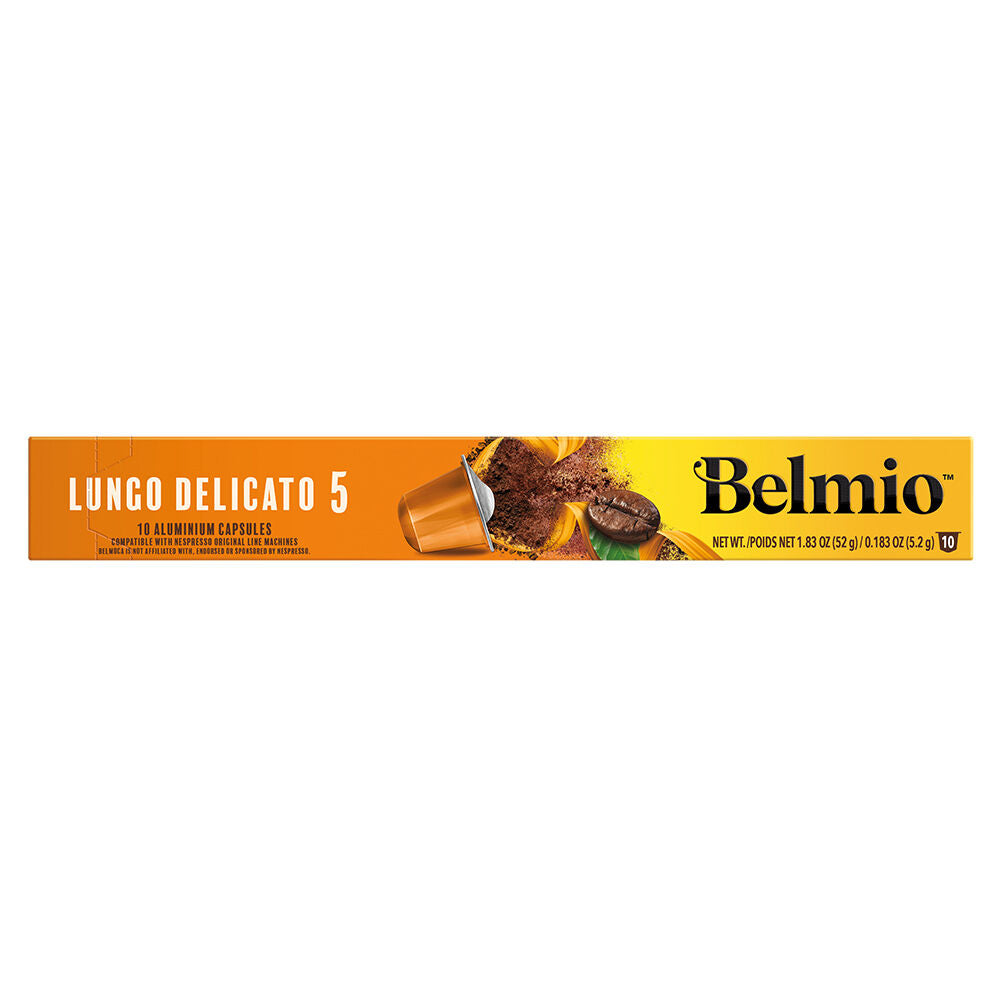 Belmio Lungo Delicato - Nespresso Compatible - 10 Capsule Pack