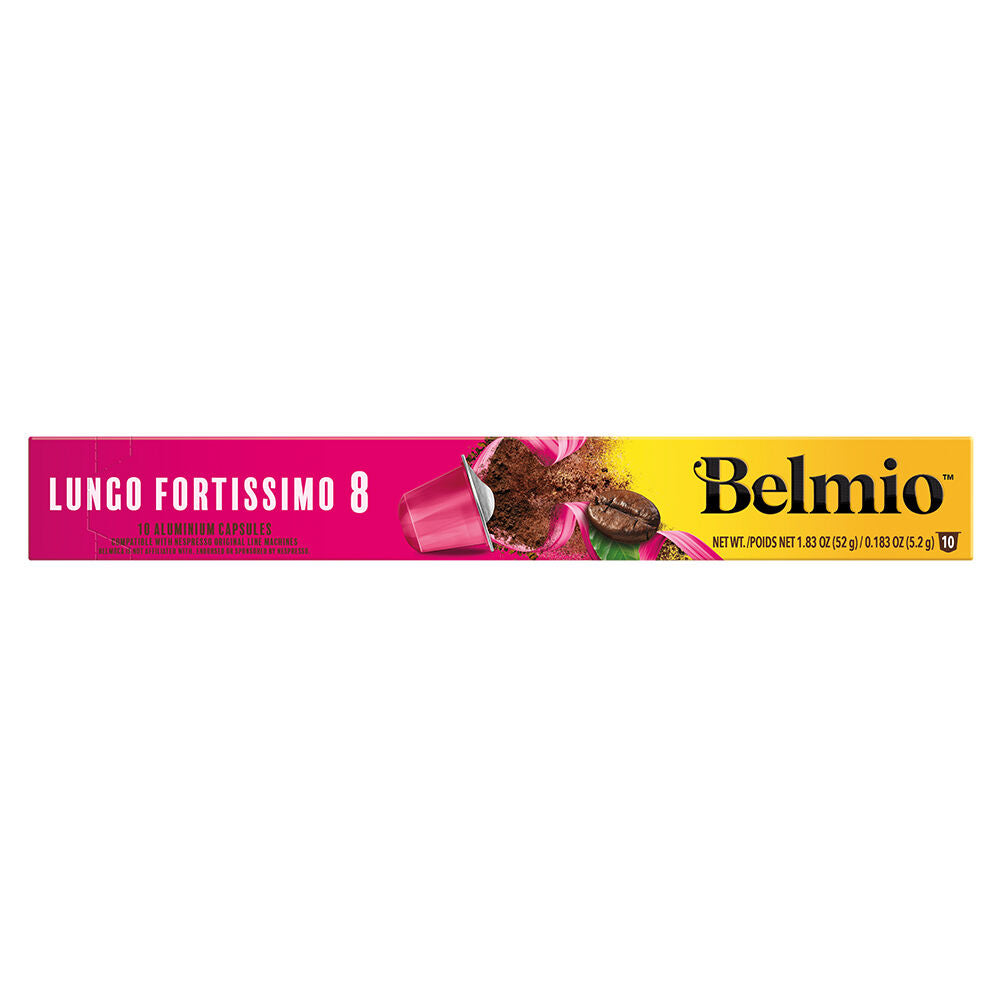Belmio Lungo Fortissimo - Nespresso Compatible - 10 Capsule Pack