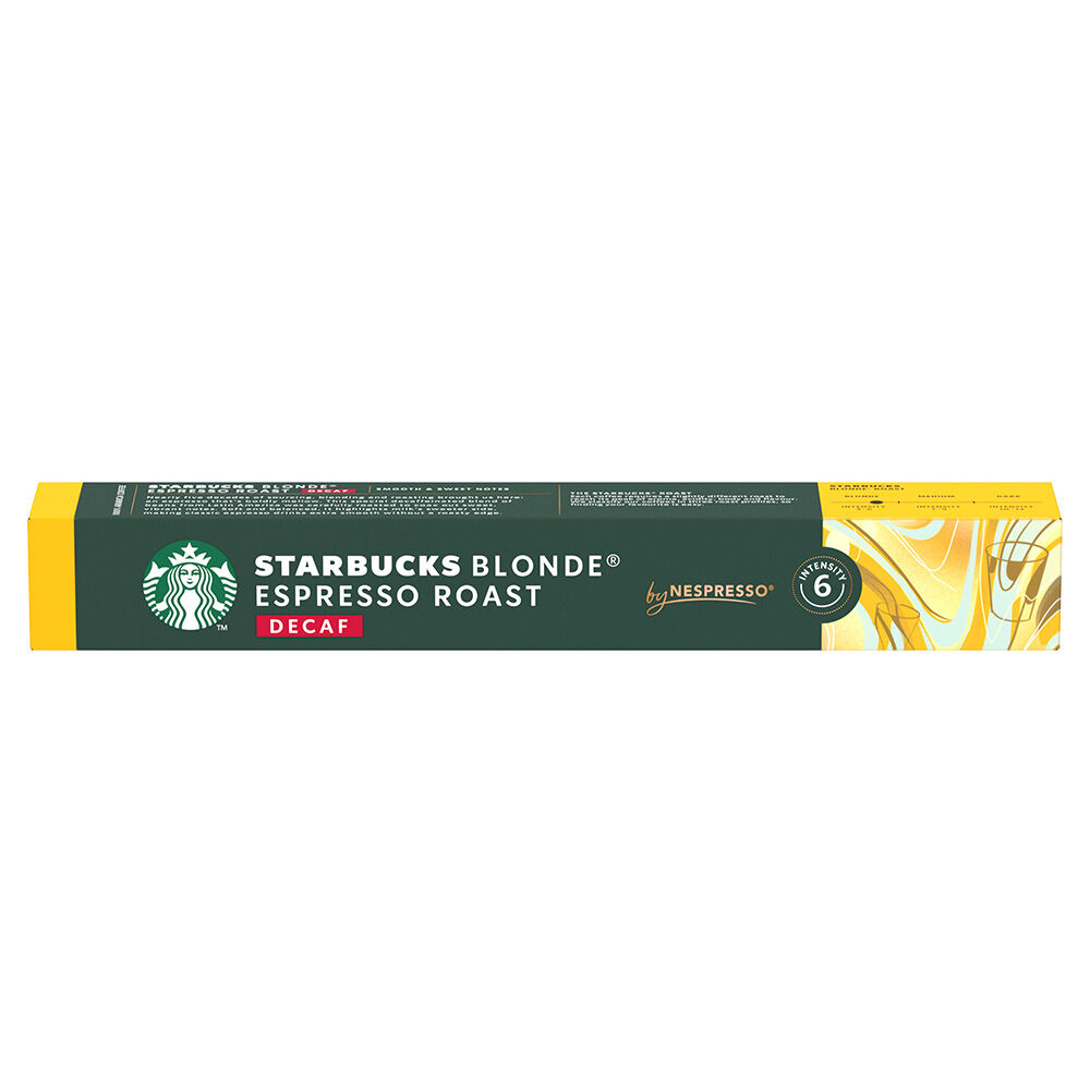 Starbucks Blond Espresso Roast Decaf - Nespresso (10 Capsule Pack)