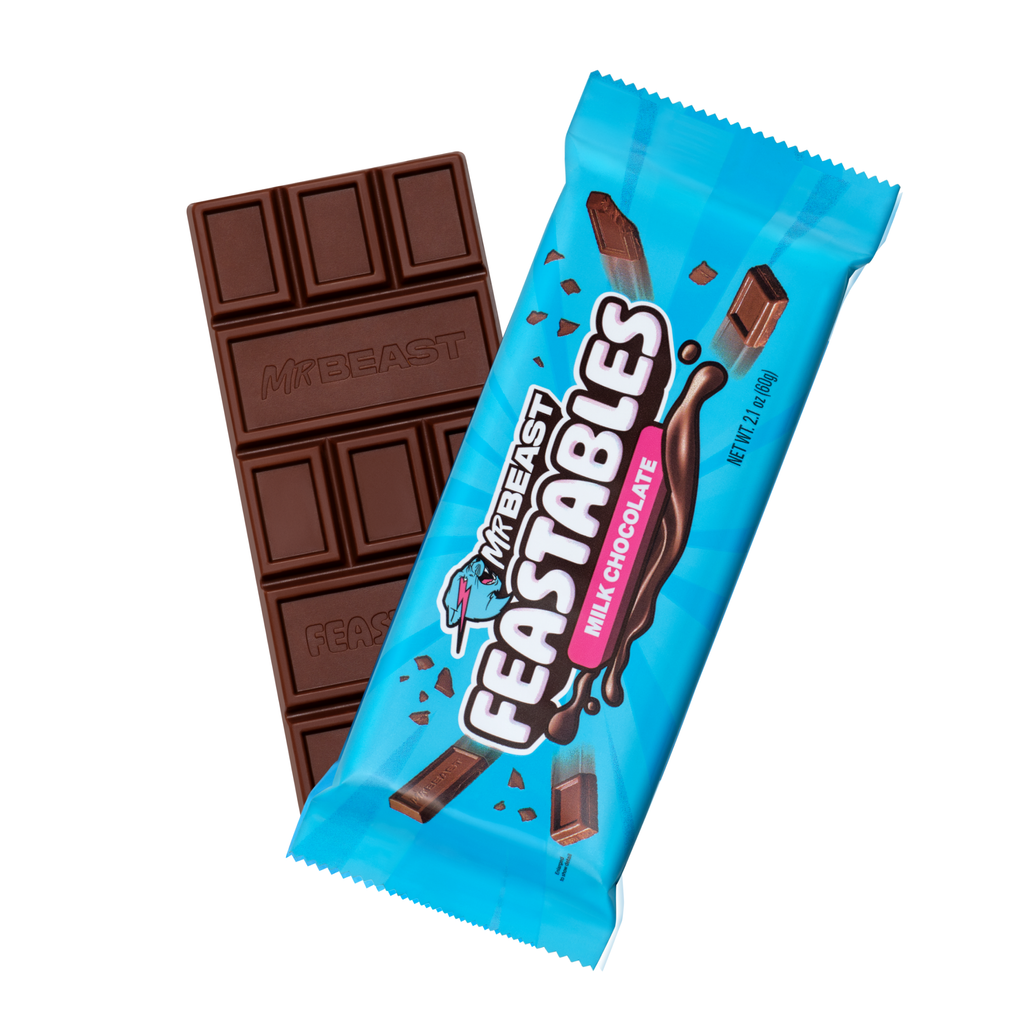 MrBeast Feastables Milk Chocolate Bar - 60g