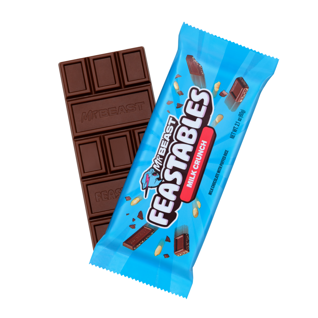 MrBeast Feastables Crunch Chocolate Bar - 60g