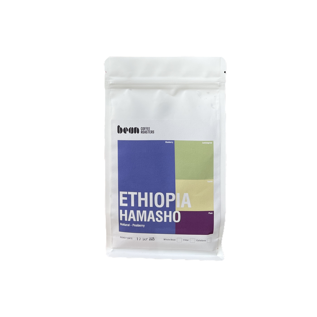 Bean Specialty Coffee, Ethiopia Hamasho, whole Bean - 250g