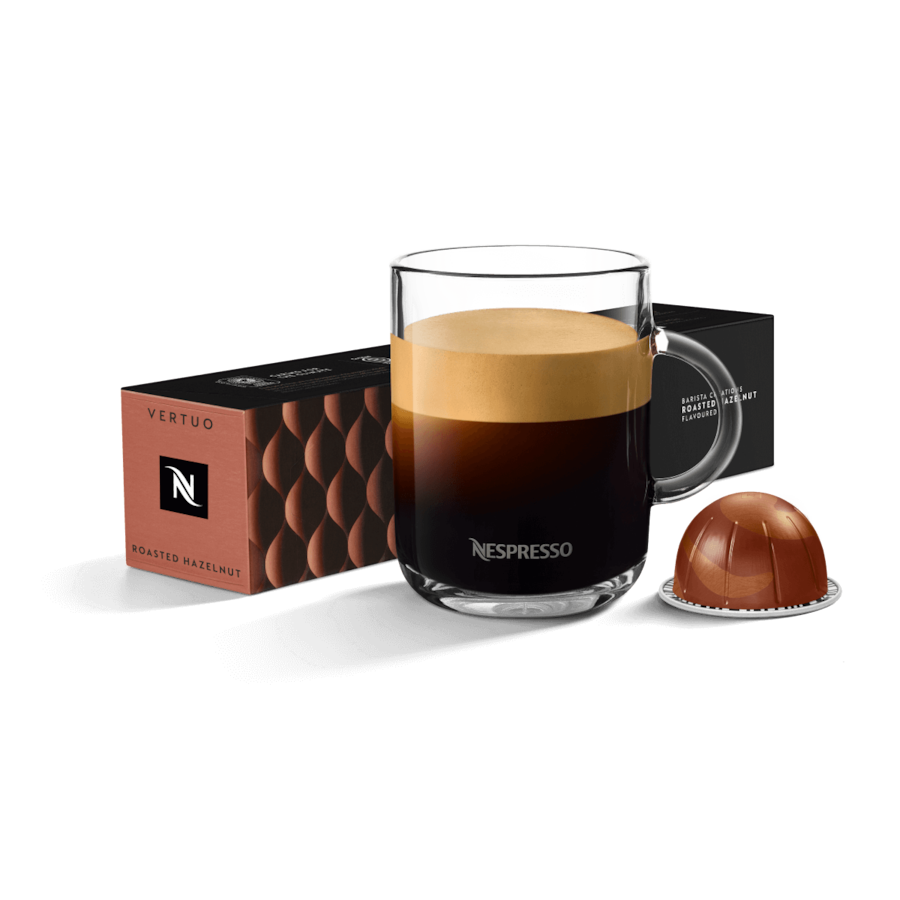 Nespresso Vertuo Barista Creations Roasted Hazelnut- (10 Capsule Pack)