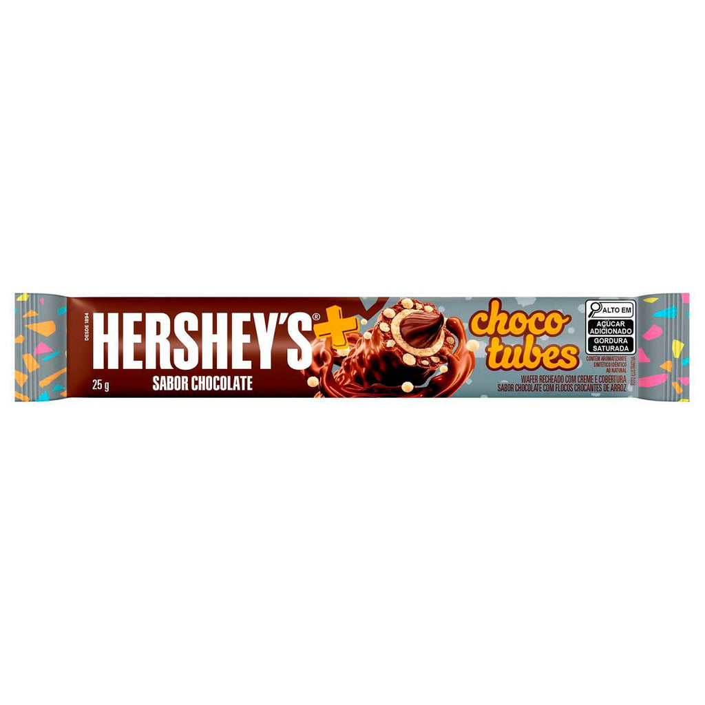 Hershey's Milk Chocolate Choco Tubes 25g