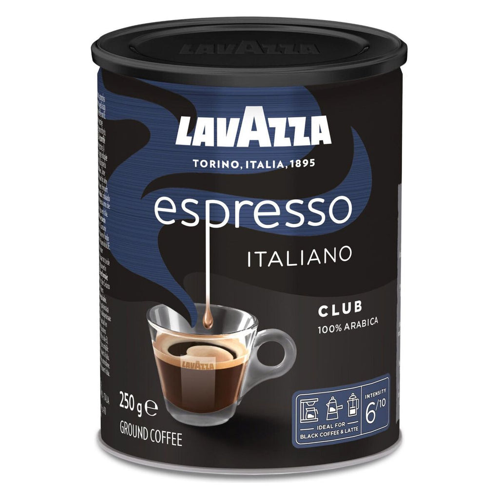Lavazza Espresso Italiano Club , Ground Coffee Tin (250g)