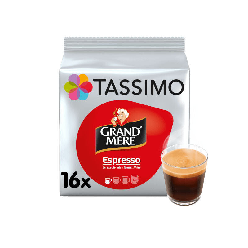 Tassimo Grande Mere Espresso Capsules (16 Drinks)