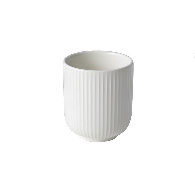 Ceramic Barista Coffee Cup, JS3: White  - 200ml