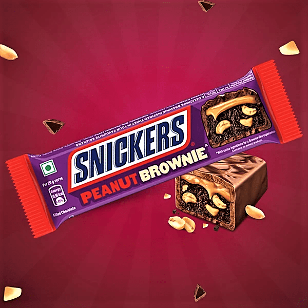 Snickers Peanut Brownie Chocolate Bar 45g
