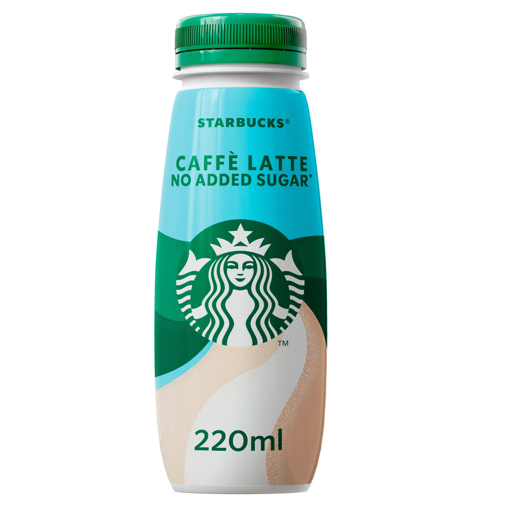 Starbucks Caffe Latte (No Added Sugar) Chilled Coffee - 220ml