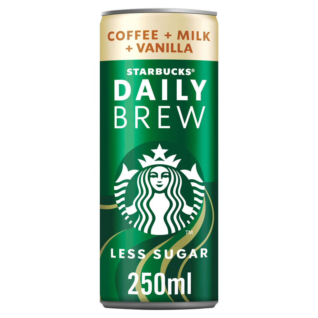 Starbucks Daily Brew Coffee with Milk + Vanilla Flavour - 250ml