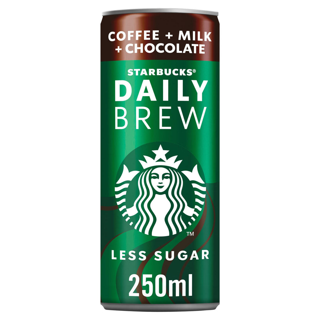 Starbucks Daily Brew Coffee with Milk + Chocolate Flavour - 250ml