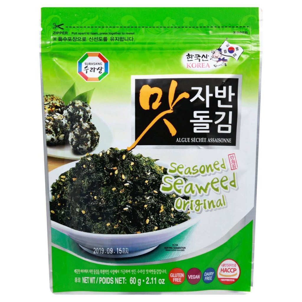 Surasang Seasoned Seaweed (original flavor) - 60g