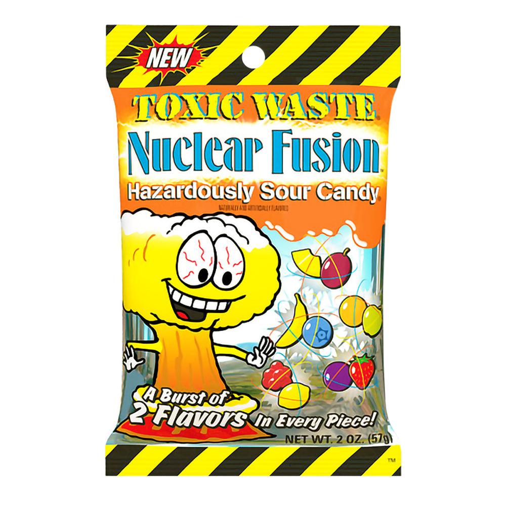 Toxic Waste Nuclear Fusion Sour Candy Bag - 57g