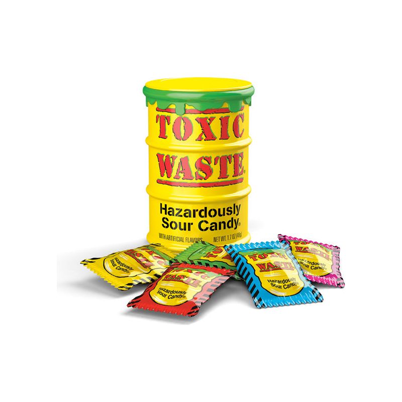 Toxic Waste Hazardously Sour Candy Drum - 42g