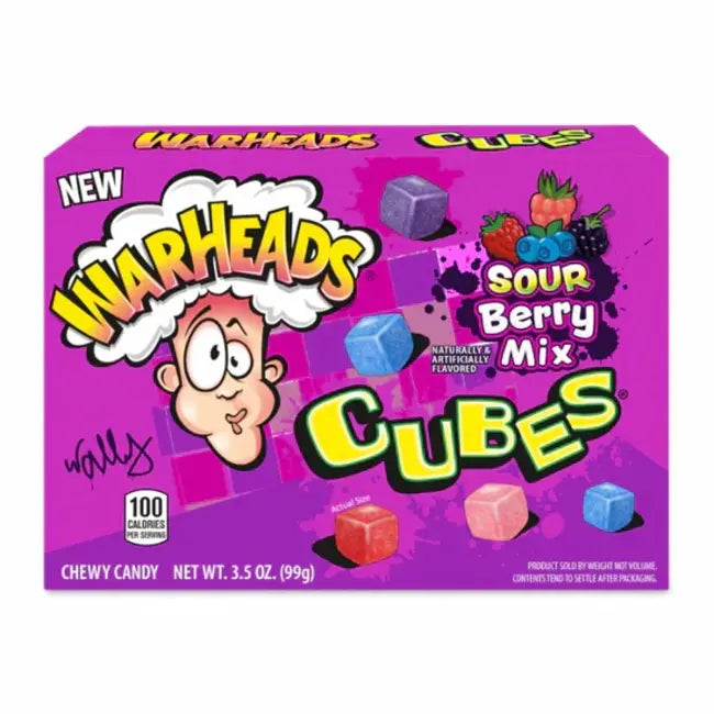 Warheads Berry Cubes Theatre Box- 99g