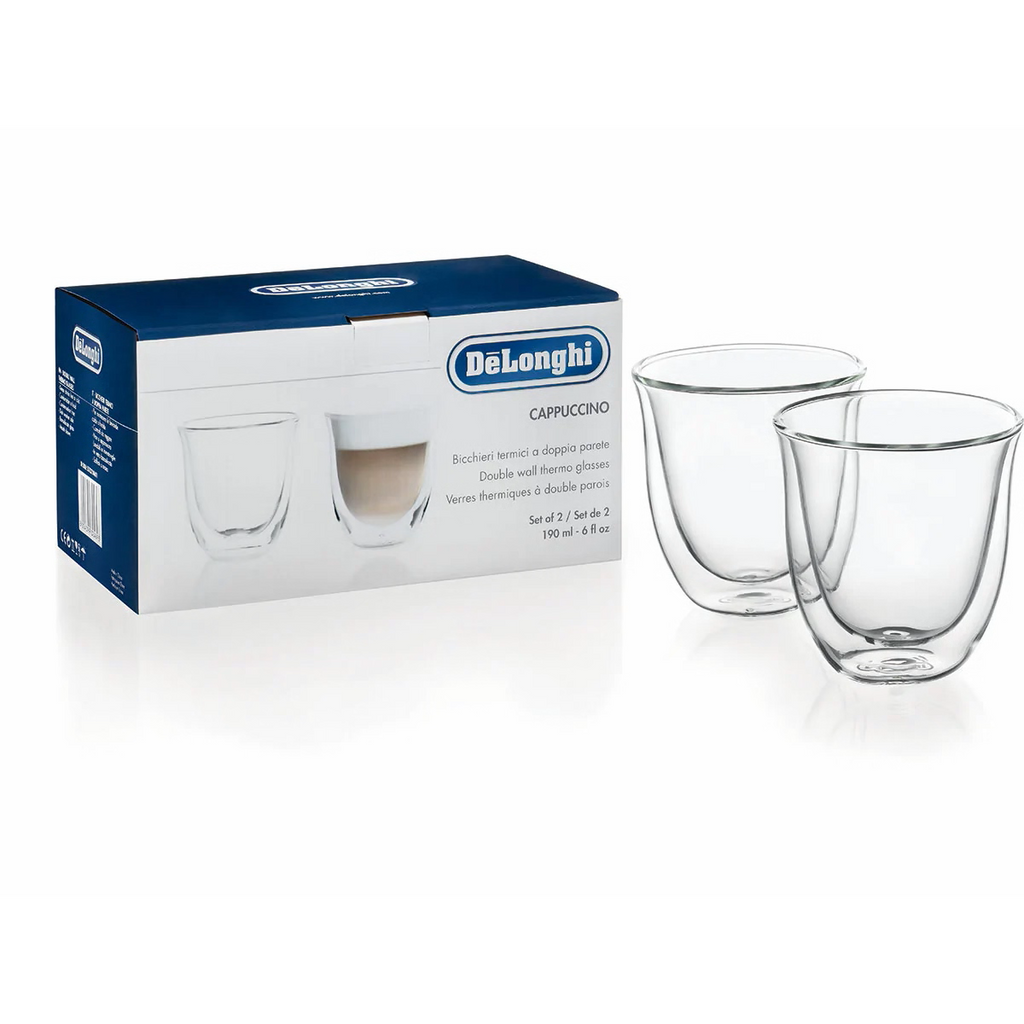 Delonghi  Double Wall Thermo Glass Cup (Set of 2)