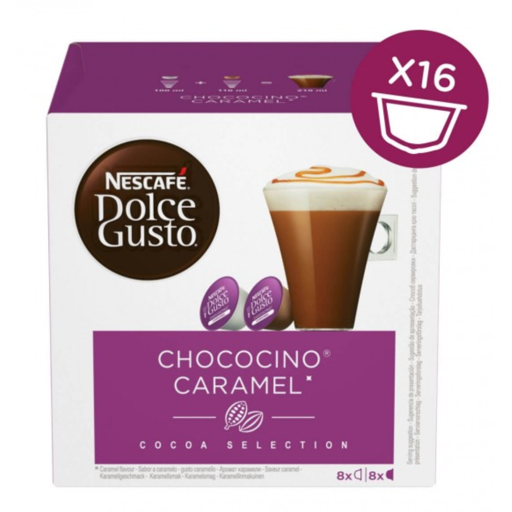 Dolce Gusto Chococino Caramel 16 Capsule Pack Espresso Libya