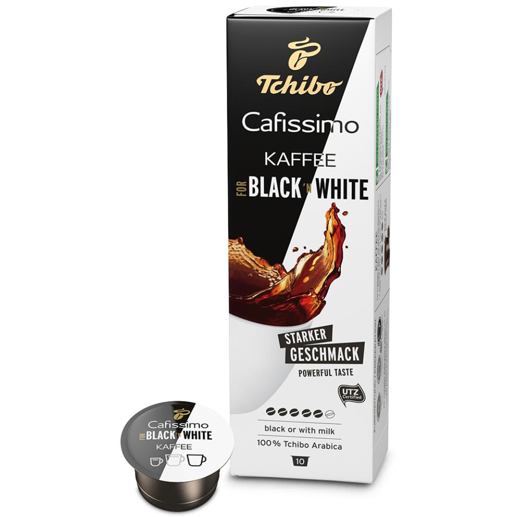 Tchibo Cafissimo Black and White (10 Capsule Pack)