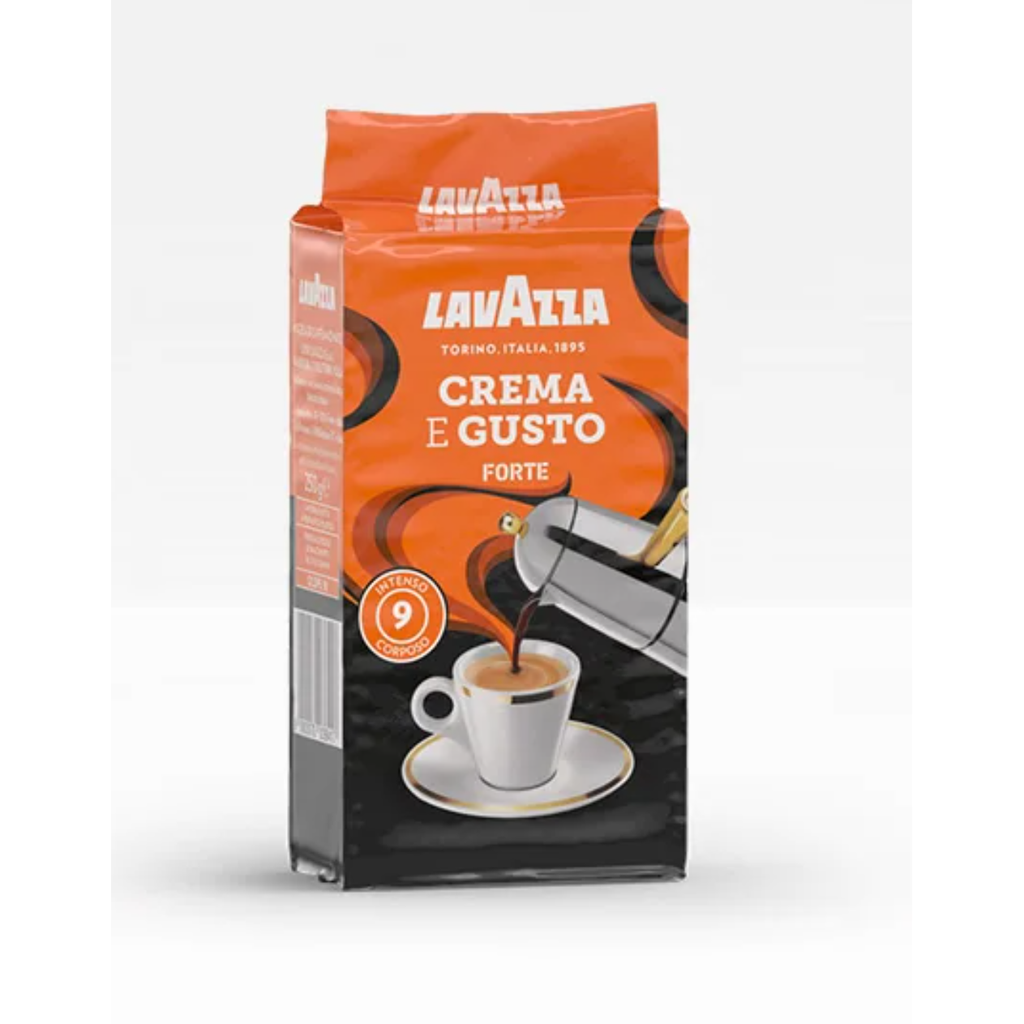 Lavazza Crema e Gusto Forte Moka Ground Coffee (250g)