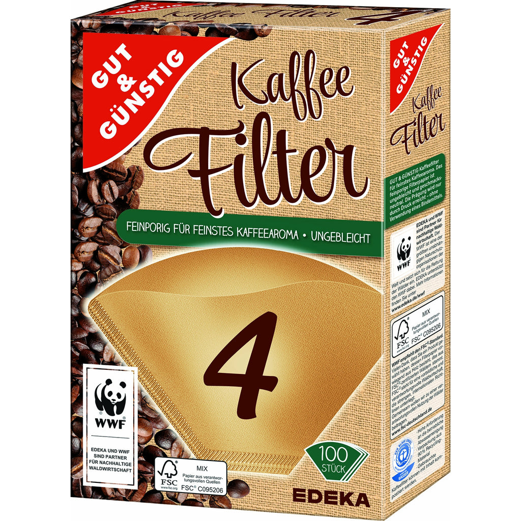 Coffee Filters (Size 1x4 -100 Pack)