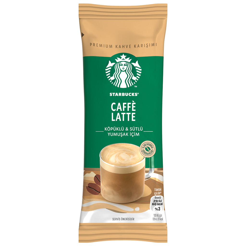 Starbucks Caffe Latte Premium Instant Coffee - 1 Cup