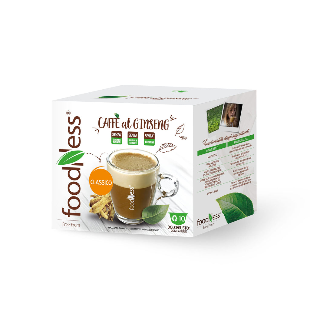 Foodness CLASSIC GINSENG COFFEE - Dolce Gusto (10 Capsule Pack)