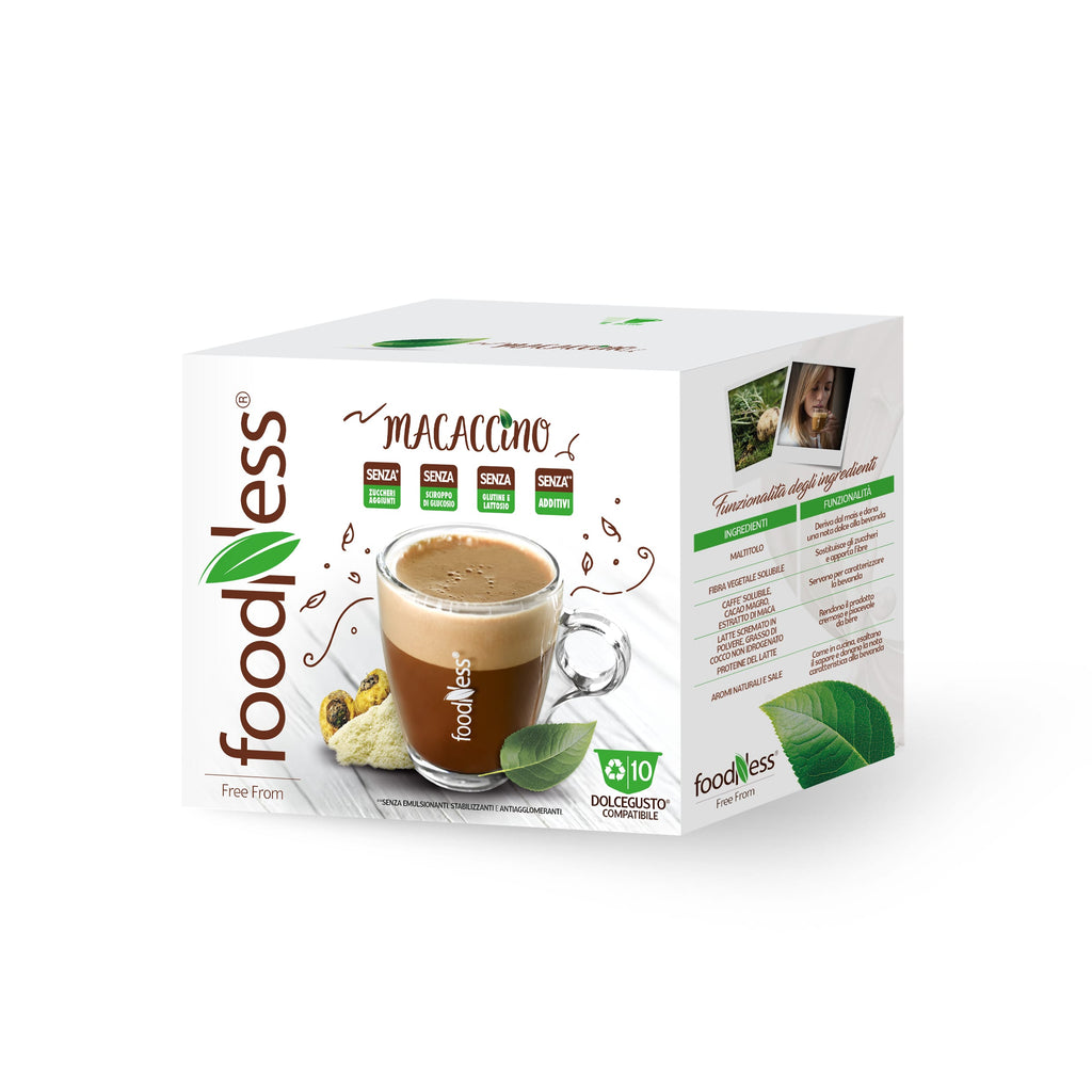 Foodness MACACCINO - Dolce Gusto (10 Capsule Pack)