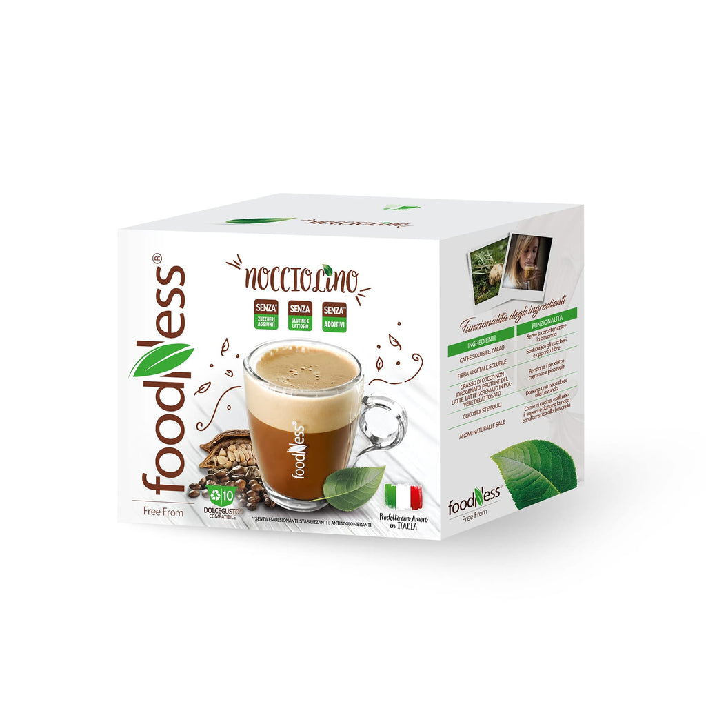 Foodness NOCCIOLINO - Dolce Gusto (10 Capsule Pack)