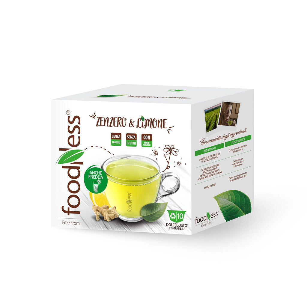 Foodness GINGER AND LEMON - Dolce Gusto (10 Capsule Pack)