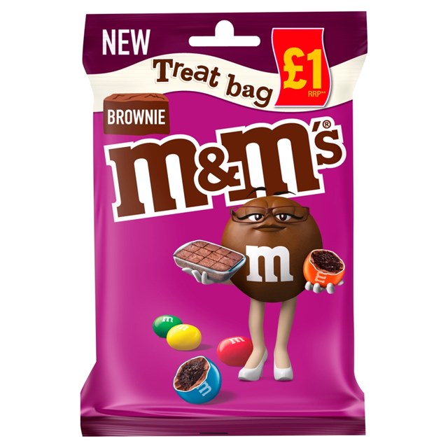 M&Ms Brownie Chocolate Treat Bag - 70g