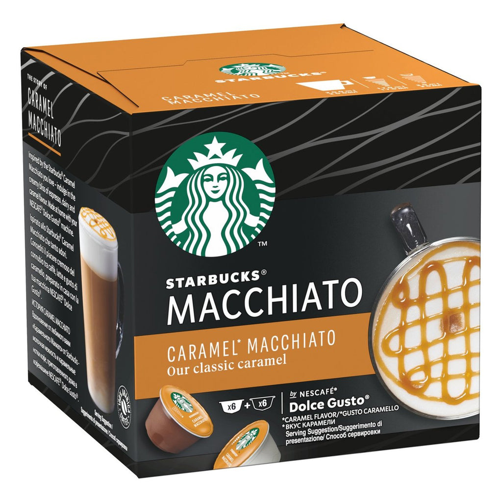 Starbucks Caramel Macchiato - Dolce Gusto (12 Capsule Pack)