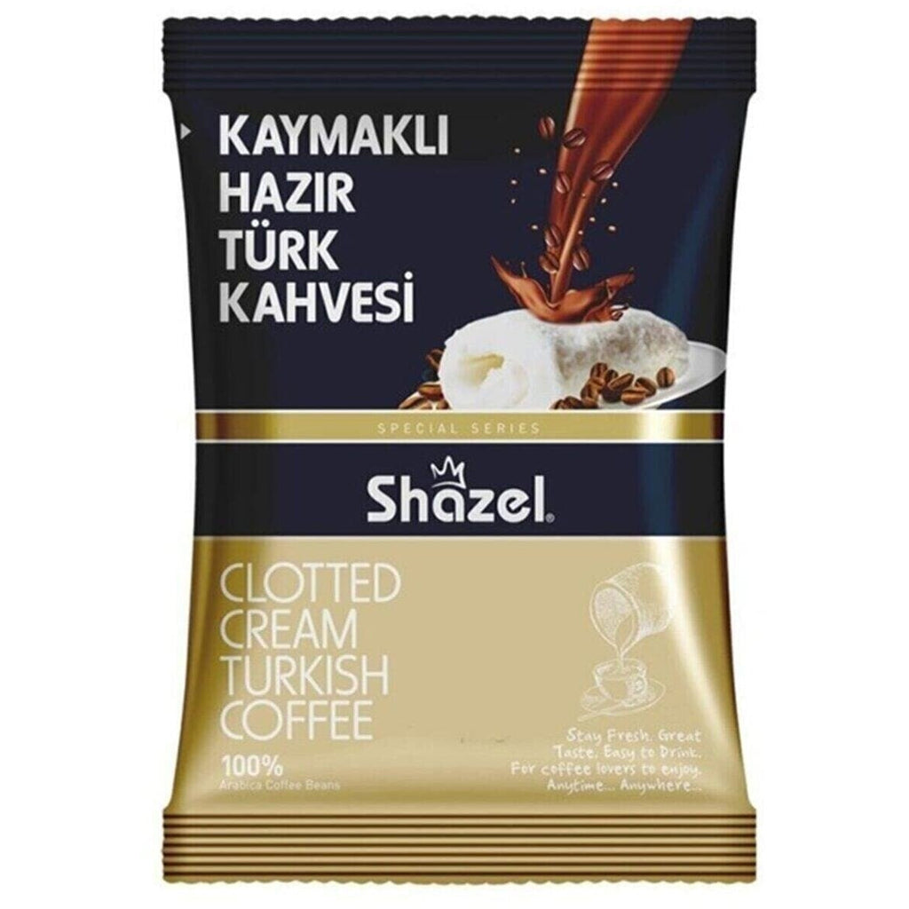 Shazel Instant Turkish Coffee, Clotted Cream - 100g