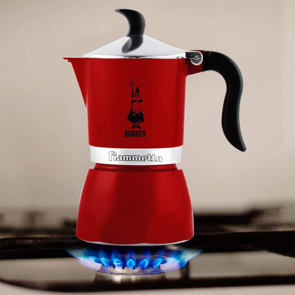 Bialetti Fiammetta Moka Pot Aluminium Coffee Maker (1 Cup)