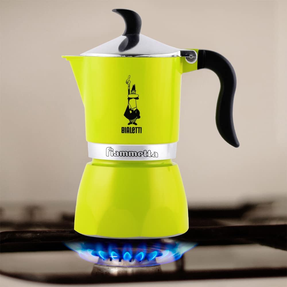 Bialetti Fiammetta Moka Pot Aluminium Coffee Maker (1 Cup)
