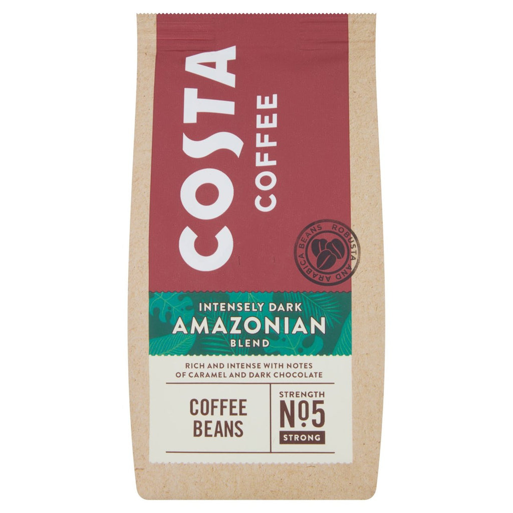 Costa Intensely Dark Amazonian Blend Whole Bean coffee (200g)