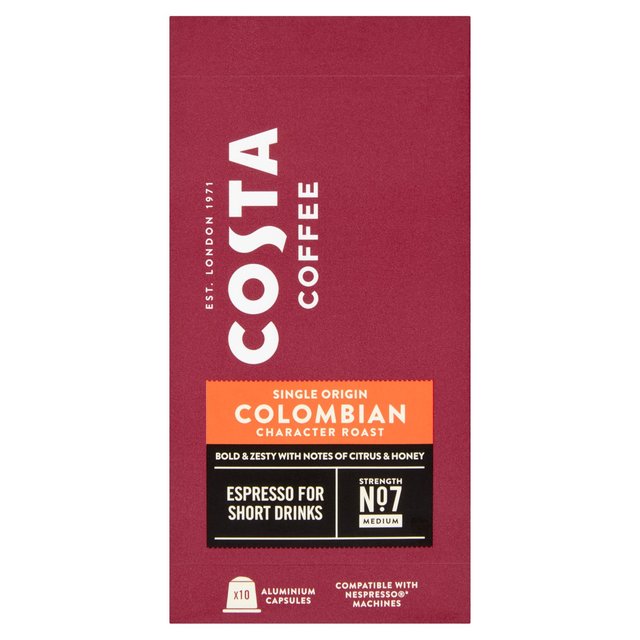 Costa Colombia Espresso - Nespresso (10 Capsule Pack)