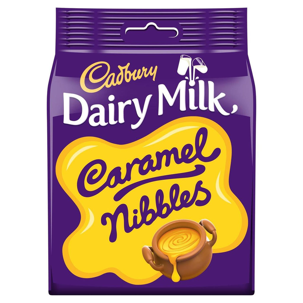 Cadbury Dairy Milk Caramel Nibbles Chocolate Bag - 95g