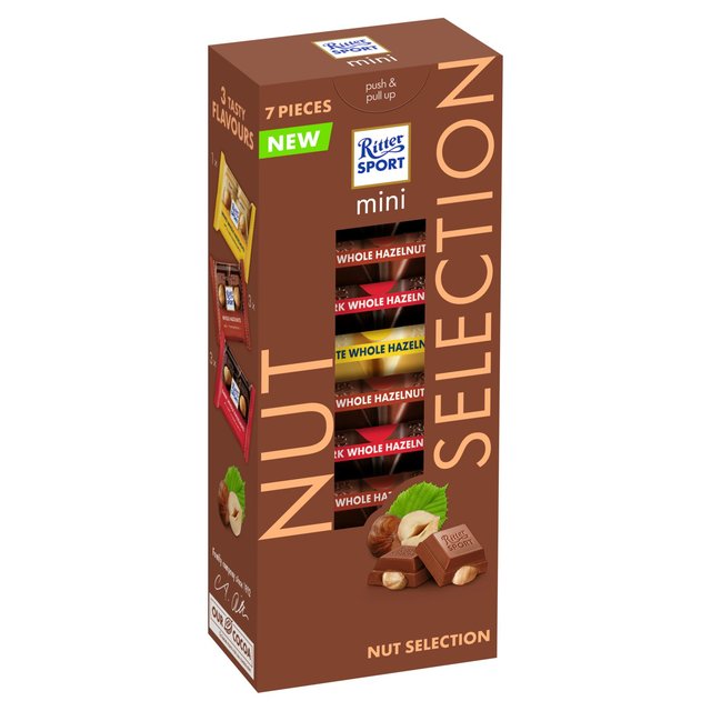 Ritter Sport Milk Chocolate Nut Selection Mini - 116g